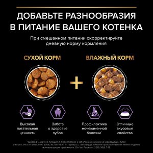 Влажный корм PRO PLAN® HEALTHY START для котят, с курицей в желе, 85 г