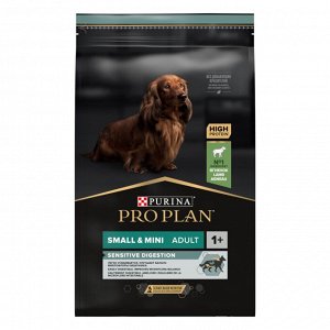 Сухой корм PRO PLAN® SENSITIVE DIGESTION для взрослых собак мелких и карликовых пород с чувствительным пищеварением, с высоким содержанием ягненка, 7 кг