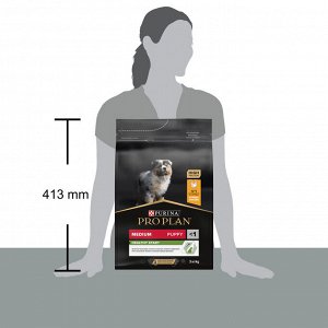 Сухой корм PRO PLAN® HEALTHY START для щенков средних пород, с высоким содержанием курицы, 3 кг