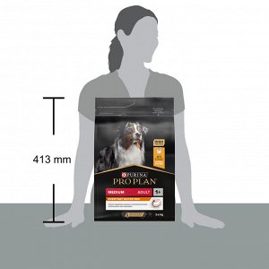 Сухой корм для собак PRO PLAN® EVERYDAY NUTRITION средних пород, с высоким содержанием курицы, 3 кг