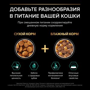 Влажный корм PRO PLAN® MAINTENANCE для взрослых кошек, с индейкой в желе, 85 г