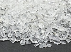 Горный хрусталь галтовка фракция 3-5мм, упаковка 100г