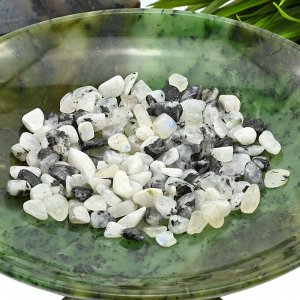 Лунный камень (Адуляр) галтовка фракция 10-15мм, упаковка 100г