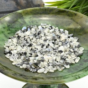 Лунный камень (Адуляр) галтовка фракция 5-10мм, упаковка 100г