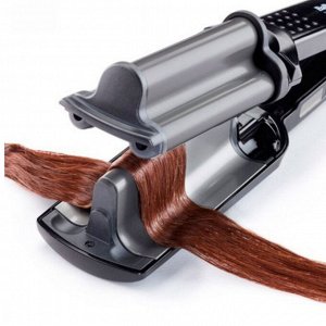 Косметика BaByliss Профессиональная тройная плойка для создания волн на волосах PRO IONIC HI DEF WAVER BAB2469TTE, 95 Вт