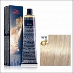 WELLA Koleston Профессиональная стойкая крем-краска для волос 10/38 яркий блонд золотой жемчуг 60 мл
