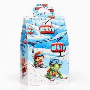 Подарочная новогодняя коробка «Номер Первый», упаковка, 17.2x9.5x27.5 см