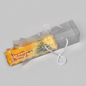 Коробка новогодняя под рулет, «Пусть сбудутся мечты», 22.5?7.8?7.8 см