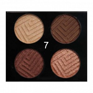 Тени O.TWO.O 4 Colours Eyeshadow №7 4x2.5 g