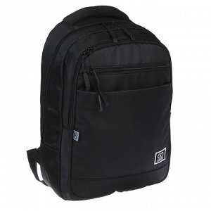 Рюкзак молодежный, GoPack 143, 43x30x11 см, эргономичная спинка, серый