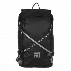 Рюкзак молодёжный Kite Sport 917 45 х 27 х 14 см, чёрный
