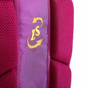 Рюкзак каркасный, Luris «Джерри 2», 38 х 28 х 18 см, наполнение: мешок для обуви, «Единорог»