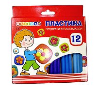 Пластика 12цв цветик 240гр