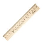 ЛИНЕЙКА ДЕРЕВЯННАЯ  15СМ