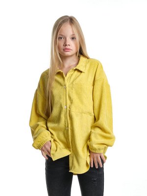 Mini Maxi Рубашка для девочки (152-164см) 22-7364-2(4) горчичный