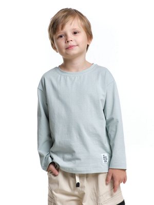 Базовый лонгслив (104-122см) 22-6007-6(2) серо-голубой