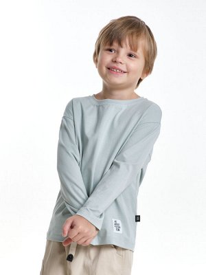 Базовый лонгслив (104-122см) 22-6007-6(2) серо-голубой