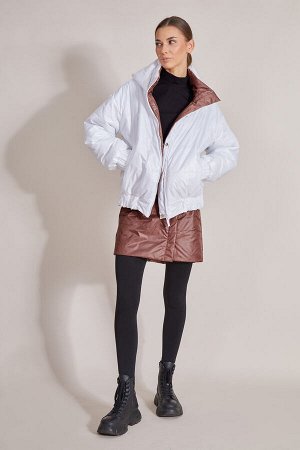 Куртка Rivoli 1055.3 коньяк/белый
