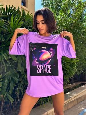 Футболка Bona Fashion: OVERSIZE T-shirt "Saturn"
