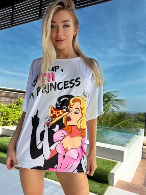 Футболка Bona Fashion: OVERSIZE T- shirt "Princess"