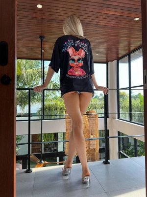 Футболка Bona Fashion: OVERSIZE T-shirt "Yo-Yo Girl"