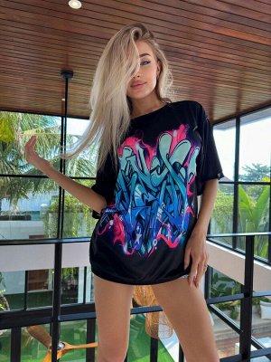 Футболка Bona Fashion: OVERSIZE T-shirt "Yo-Yo Girl"