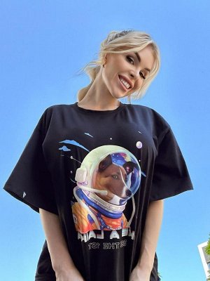 Футболка Bona Fashion: OVERSIZE T-shirt "Laika"
