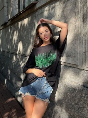 Футболка Bona Fashion: OVERSIZE T-shirt "Matrix"