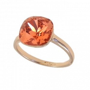 Кольцо Кольцо розовое с гальваническим покрытием под золото с кристаллами S*W*AROVSKI