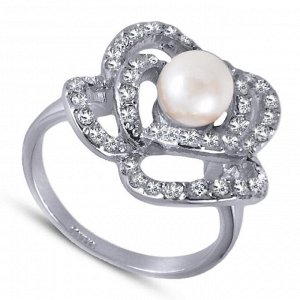 Кольцо кольцо с кристаллами  swarovski