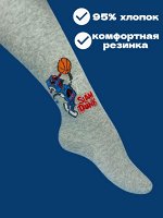 Колготки для мальчика, размер 98-104 см, цвет светло-серый