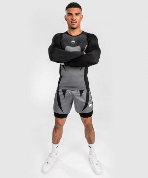 РАШГАРД Rh attack black/grey