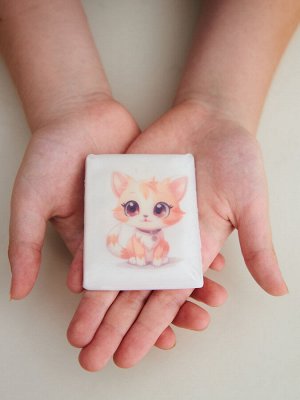 Набор для изготовления мыла. Рукодельное мыло с картинкой "Котенок"