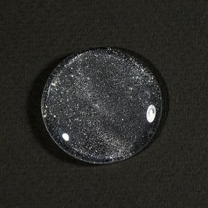 Cat Shine Top silver -топ с глубоким эффектом серебряного кошачьего глаза и вкраплениями серебряной потали