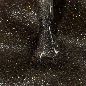 Cat Shine Top gold -топ с глубоким эффектом золотистых кристаллов и частицами золотой потали