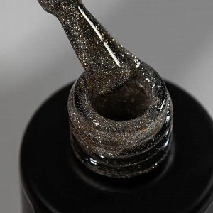 Cat Shine Top gold -топ с глубоким эффектом золотистых кристаллов и частицами золотой потали