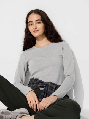 UNIQLO Ultra Warm Heattech - ультра теплая термо-кофта с круглым вырезом