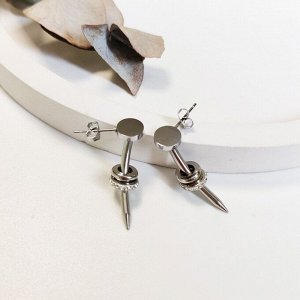 Серьги из стали Гвоздь