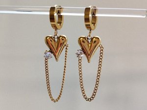Серьги из стали