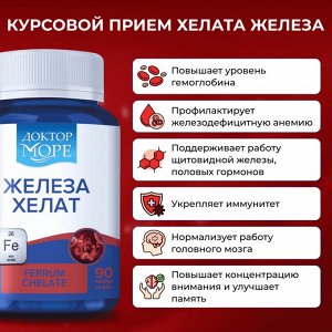 Железа хелат Биодоступное двухвалентное железо