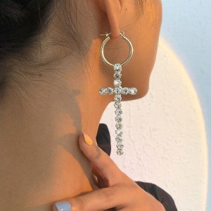 Серьги крестики
