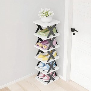 Полка для обуви пластиковая 4 яруса "creative multi purpose shoe rack"
