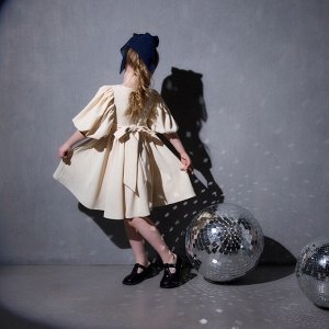 Платье для девочки, MINAKU :Party Dress, цвет молочный.