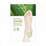 Увлажняющая маска для ног Nature Republic Real Squeeze Aloe Vera Moisture Foot Mask