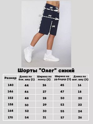 Шорты "Олег" синий