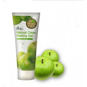 KR/e`kel Скраб-пилинг для лица APPLE Natural Clean Peeling Gel(Яблоко), 180мл