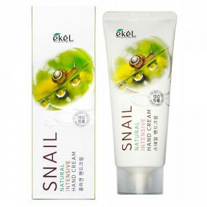 Ekel Natural Intensive Hand Cream Snail - Крем для рук с экстрактом муцина улитки 100мл