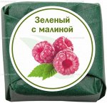 Зеленый чай с малиной, кубик 5-7гр, 1 шт.