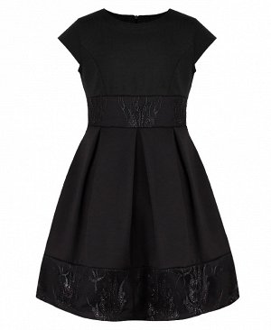 Чёрное платье для девочки 83234-ДШ19