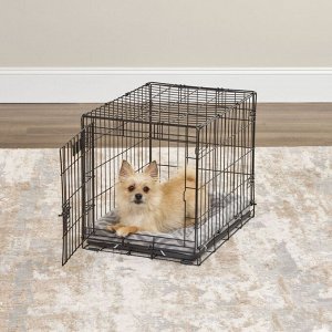 Лежанка MidWest Deluxe Wave Bed для собак и кошек меховая 56х44,5х6,5 см, серая